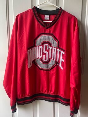 NWT Ohio State Red Wind Breaker